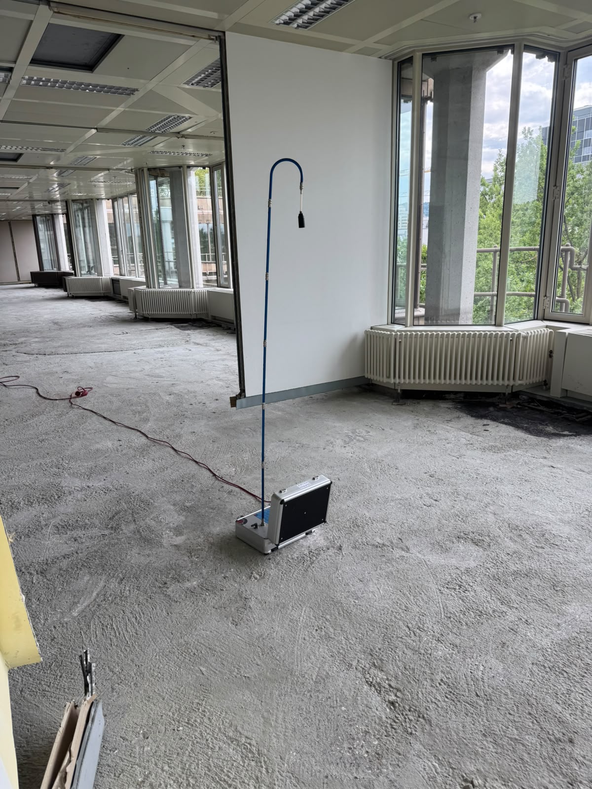 Freimessung Großraumbüro